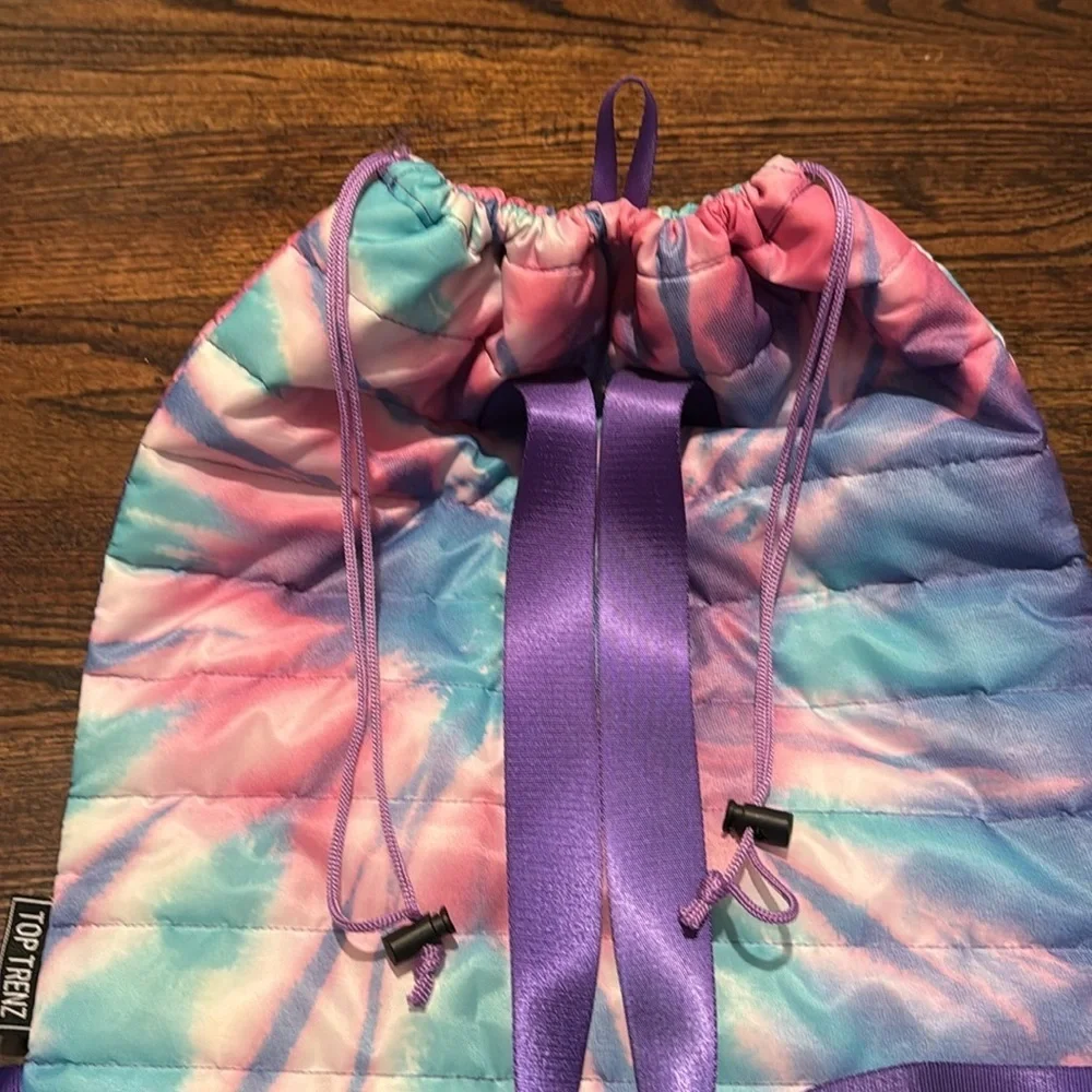 TOP TRENZ Tie-Dye Drawstring Backpack. Great used condition!!!
